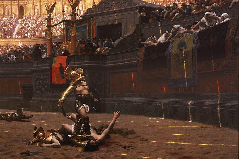 Jean Leon Gerome Pollice Verso china oil painting image